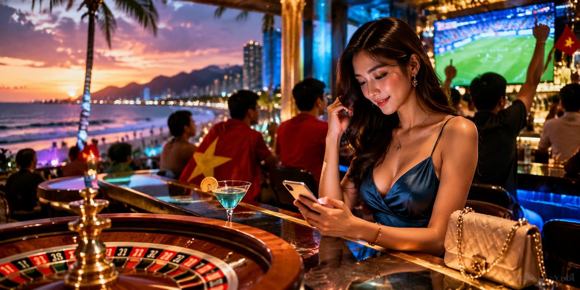 Không gian casino trực tuyến Việt Nam minh họa trang điều khoản sử dụng